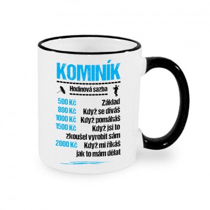 Hrnek Kominík - sazba