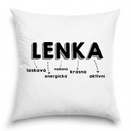 Polštář Lenka