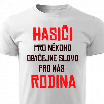 Pánské tričko Hasiči - rodina