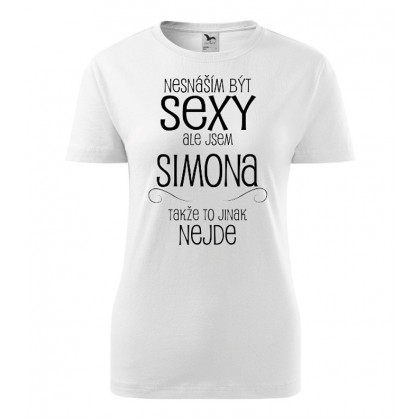 Nesnáším být sexy ale jsem Simona