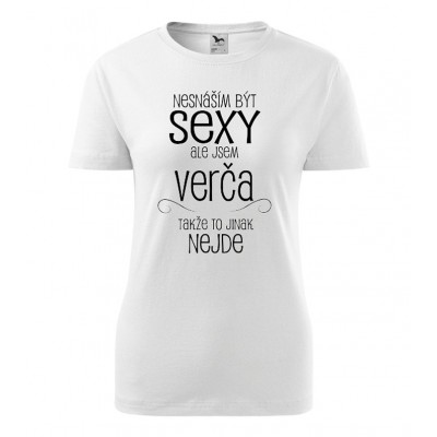 Nesnáším být sexy ale jsem Verča