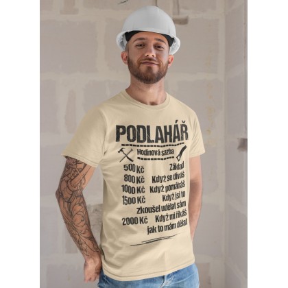 Tričko Podlahář - sazba