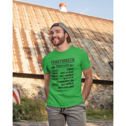 Tričko Traktorista - sazba