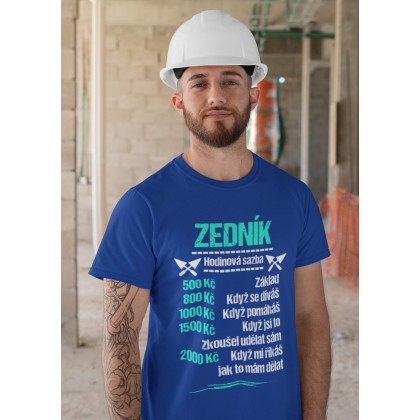 Tričko Zedník - sazba